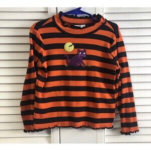 Hanna Andersson Size 100 4 Halloween Striped Top